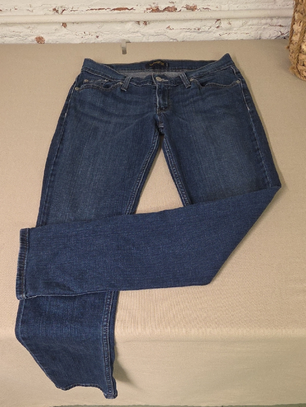 Levi's Too Super Low 524 Y2k Dark Indigo Skinny Jeans Size 9 Juniors